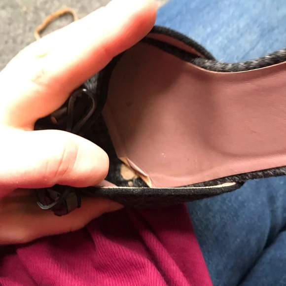 90s Rare Miu Miu Butterfly Sandals Mules, size 38.5 - Picture 9 of 10